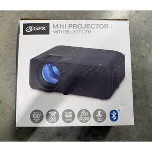 GPX Mini Portable Projector With Bluetooth, New